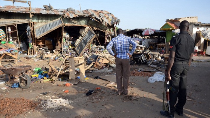 Suicide bomber attacks market in northeast Nigeria`s Maiduguri 